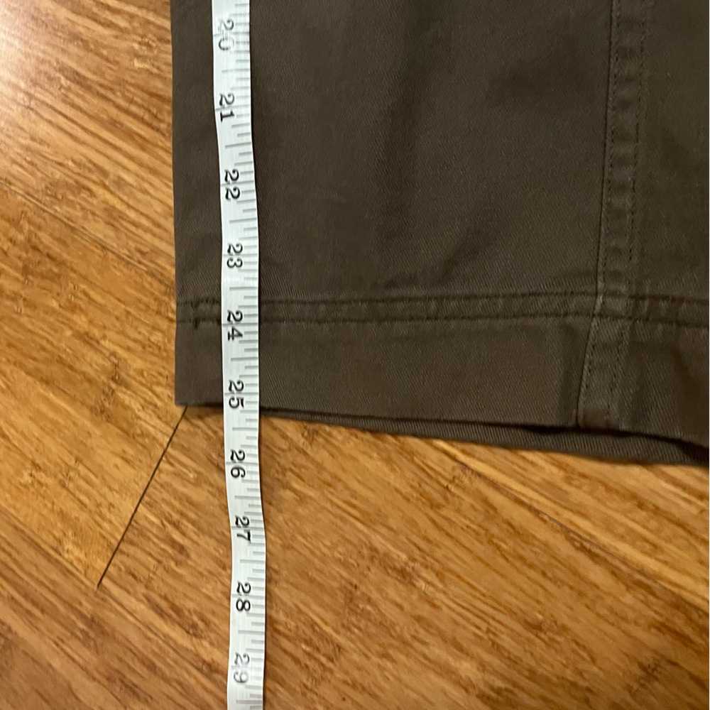 NWT! Old Navy Brown Pull On Elastic Waist Cropped Pants Pockets. Size Women's 3X - Picture 14 of 14